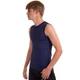 Спортивная компрессионная майка мужская SP-Sport 1366 размер 2XL (180-185 см) Deep Blue - изображение 2