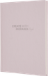 Записная книга Buromax Morandi Style A5 в клетку 80 листов твердая обложка Пудровая (BM.2411-57) - изображение 1