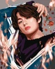 Картина по номерам 40×50 см Kontur. K-Pop: BTS. V Ким Те Хён. Ви DS0620 - изображение 1