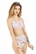 Бюстгальтер-топ жіночий з сіточки з мереживом Felisiya Lingerie Білий 2009-001-1599в M - зображення 4