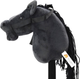 Конячка з паличкою Leantoys Hobby Horse Long-haired з музикою Чорна (5905991009108) - зображення 2