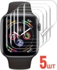Гидрогелевая защитная пленка для Apple Watch 4/5/6/SE 44 mm Комплект 5 штук Clear (прозрачная) - изображение 1