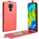 Чехол IETP для Xiaomi Redmi Note 9 флип вертикальный кожа PU красный - изображение 1