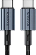 Кабель Choetech USB Type-C - USB Type-C 2 м Black (XCC-1015-BK) - изображение 1