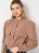 Куртка женская Zara 2779/446 XS Коричневая (02779446942011) - изображение 4