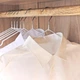 Вішалка плечики металева з силіконовим покриттям 40 х 20 см Білий колір - изображение 8