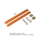 Наручники для рук/щиколоток LOCKINK Wristcuffs/Anklecuffs Brown Set Коричневі One Size - зображення 7