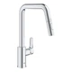 Cмеситель для кухни с выдвижной лейкой GROHE Eurosmart хром латунь 30619000 - изображение 1
