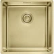 Мойка для кухни FRANKE нержавеющая сталь BXM 210/110-40 440x450мм прямоугольная интегрированная матовая 1мм золото с сифоном 127.0662.648 - изображение 1