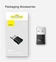 Адаптер Baseus BA07 Bluetooth 5.3 USB блютуз приемник и передатчик Wireless adapter сетевая карта в ЮСБ для ПК компьютера и ноутбука басеус ресивер для музыки - изображение 8