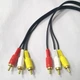 Кабель 3RCA- 3RCA (тюльпан-тюльпан) 1.5 метра (Білий, Жовтий,Червоний) - зображення 2
