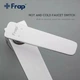 Смеситель для умывальника Frap F1058-2 высокий, белый/хром - изображение 4