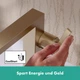 Cмеситель для умывальника с джойстиком HANSGROHE Tecturis E CoolStart EcoSmart+ бронза латунь 73041140 - изображение 6