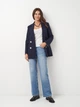 Куртка женская Zara 2505/521 XS Темно-синяя (02505521401018) - изображение 3
