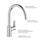 Смеситель для кухни Grohe QuickFix StartEdge 30529001 - зображення 4