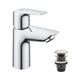 Змішувач для раковини GROHE QuickFix Start Edge S-Size 24199001 з донним клапаном - зображення 1