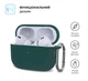 Чохол ArmorStandart Hang Case для Apple AirPods Pro 2 Dark Green (ARM68591) - изображение 2