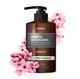 Безсульфатный шампунь для волос Kundal Honey & Macadamia Cherry Blossom с ароматом цветущей вишни 500 мл (8809568740449) - изображение 3