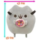 Мягкая игрушка Pusheen cat с пончиком 12х15 см Grey v-12228 - изображение 2