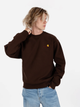 Світшот оверсайз чоловічий Carhartt WIP American Script Sweat "Tobacco" I025475-47XX L Коричневий (4064958750161) - зображення 1