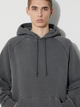 Худі чоловіче Carhartt WIP Hooded Taos Sweat "Flint" I032923-654GD L Сіре (4064958783572) - зображення 4