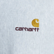 Худі чоловіче Carhartt WIP Hooded American Script I028279-482XX XL Сіре (4064958113614) - зображення 5