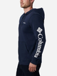 Bluza męska rozpinana streetwear z kapturem Columbia Logo Fleece F-Collegiante M Granatowa (193855435902) - obraz 3