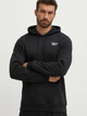 Худі утеплене чоловіче Reebok Identity Small Logo Fleece Hoodie 100202869 2XL Чорне (1200143505632) - зображення 1