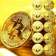 Сувенірна колекційна монета Біткоїн (Bitcoin) BTC, подарунок, сувенір, монета Bitcoin, у спеціальному мішечку - зображення 2