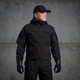 Костюм на флисе M-Tac SoftShell Куртка и Брюки Police Black размер XL - изображение 4