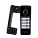 Виклична панель домофону з вбудованим зчитувачем карток SEVEN CP-7504/4 RFID black - зображення 7