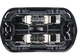 Сетка и режущий блок (картридж) Universal для бритвы Braun 21B 320S 3010S 3000S (572131095-11) метал нож Черный - изображение 2