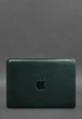 Шкіряний чохол BN для MacBook 13 дюйм, зелений Crazy Horse - изображение 2