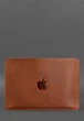 Шкіряний чохол BN для MacBook 13 дюйм, світло-коричневий Crazy Horse - изображение 3