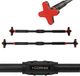 Турнік розсувний Cornix Pro+ 90-130 см Black/Red (XR-0287) - зображення 1