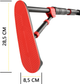 Турнік розсувний Cornix Elite 65-90 см Black/Red (XR-0289) - зображення 10