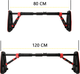Турнік розсувний Cornix Elite+ 80-120 см Black/Red (XR-0294) - зображення 8