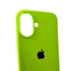 Чохол для смартфона Silicone Full Case AA Open Cam for Apple iPhone 16 24,Shiny Green (FullOpeAAi16-24) - изображение 4