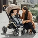 Прогулянкова коляска El Camino Dynamic Pro модель 2024 (Ель Каміно Дінамік ПРО) ME 1053G-2 Special Beige - зображення 1