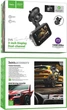 Відеореєстратор Hoco DV6 Driving recorder with 3-inch display (with rear camera) (6942007619745) - зображення 6