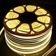 Гнучкий неон, 100м, 100 LED на метр, 220V, вуличний, IP65, Теплий білий (Світлодіодна неонова стрічка) - зображення 1