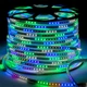 Світлодіодна стрічка 100м, 100 LED на метр, від мережі 220В, Мультиколор - зображення 1