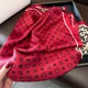 Платок бандана шарф повязка на шею сумку голову Honey Fashion Accessories красный (12-236) - изображение 1