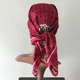 Платок бандана шарф повязка на шею сумку голову Honey Fashion Accessories красный (12-236) - изображение 7