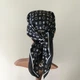 Хустка бандана шарф пов'язка на шию сумку голову Honey Fashion Accessories чорний (12-236) - изображение 6