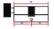Серцевина KEDR BRASS/BRASS KEY M90 ZCG (T55/35) кл/вор латунь (з латунним ключем) //BB-ELA90PB - изображение 2
