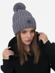 Шапка женская Malisa Амстел 15-1401-CR-163 54-58 Серая - изображение 1