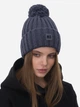 Шапка женская Malisa Амстел 15-1401-CR-40 54-58 Графитовая - изображение 1