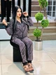 Женский спортивный костюм в белом серебре VEDIKA SILVER, Турция, 54 Серебристый - изображение 9