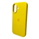 Чохол для смартфона Silicone Full Case AA Open Cam для Apple iPhone 16 56,Sunny Yellow (FullOpeAAi16-56) - зображення 3